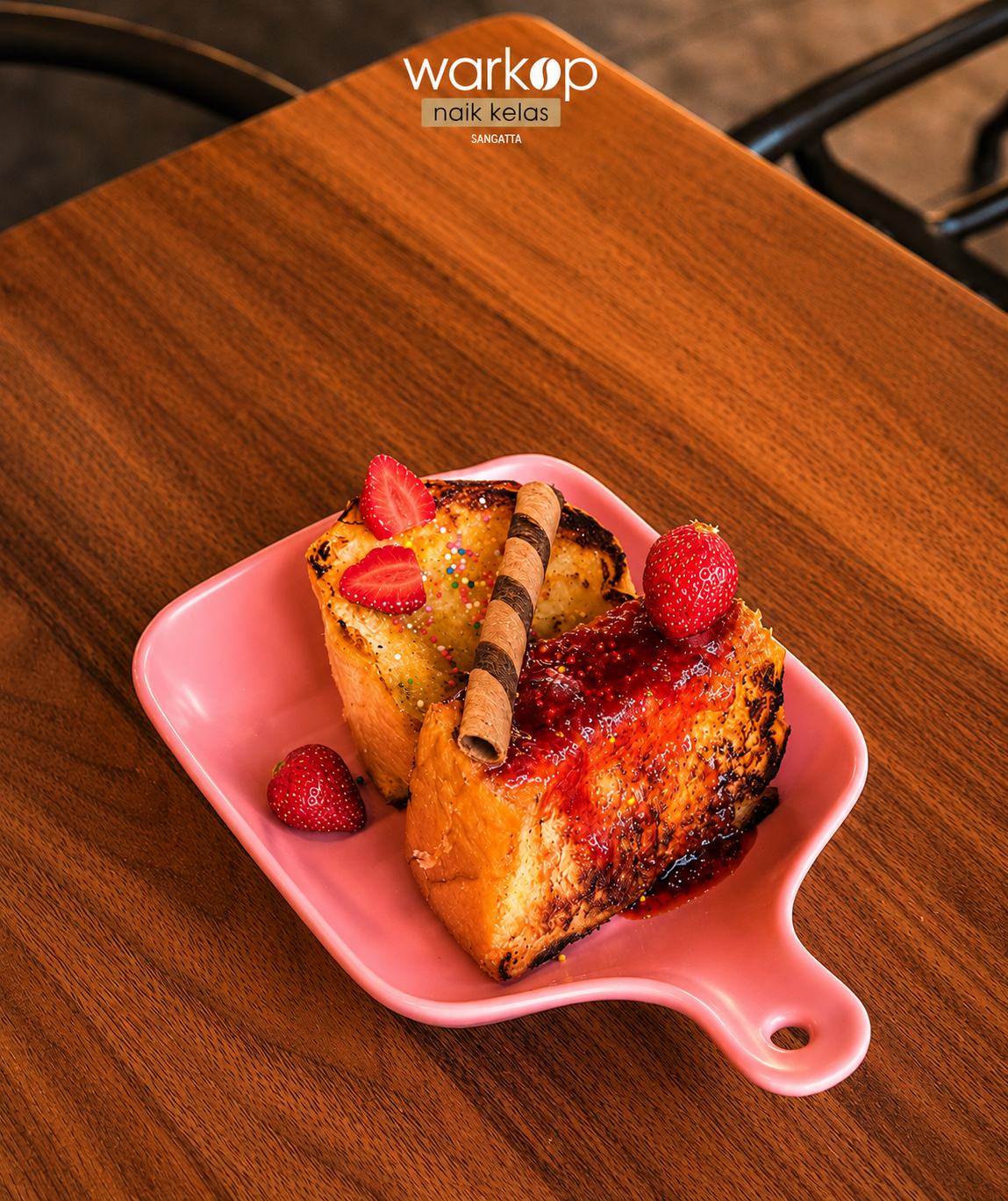 Roti Bakar Strawberry